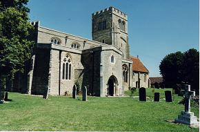The stonework on the outside of Sherington tower is very similar to that at Cranfield